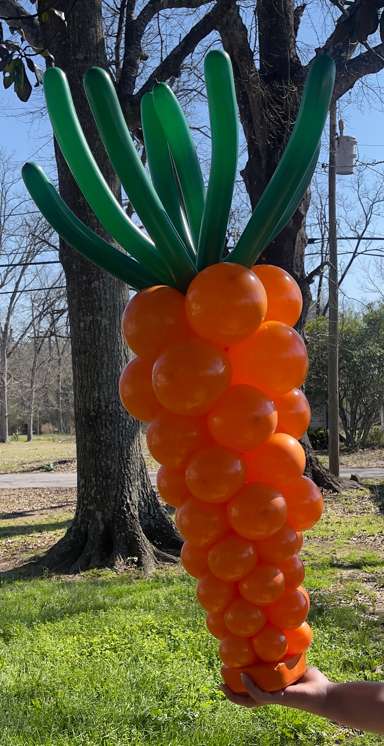 3ft Carrot Balloon Column KIT